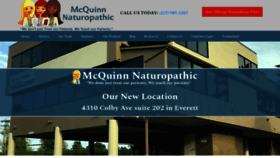 What Mcquinnnaturopathic.com website looked like in 2021 (3 years ago)