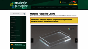 What Materie-plastiche.com website looked like in 2021 (3 years ago)