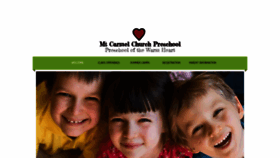 What Mtcarmelchurchpreschool.com website looked like in 2021 (3 years ago)