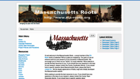 What Ma-roots.org website looked like in 2021 (3 years ago)