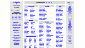 What Miami.craigslist.org website looked like in 2021 (3 years ago)