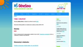 What Ms-denesova.sk website looked like in 2021 (3 years ago)
