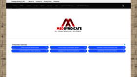 What Medsyndicate.com website looked like in 2021 (3 years ago)