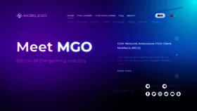 What Mobilego.io website looked like in 2021 (3 years ago)