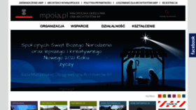 What Mpoia.pl website looked like in 2021 (3 years ago)