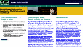 What Marketsolutionsllc.com website looked like in 2021 (3 years ago)