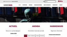 What Marikenhuis.nl website looked like in 2021 (3 years ago)