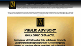 What Manilagrandopera.com website looked like in 2021 (3 years ago)