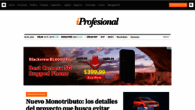 What M.iprofesional.com website looked like in 2021 (3 years ago)