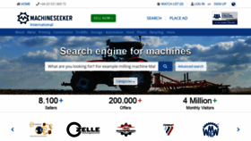 What Machineseeker.com website looked like in 2021 (3 years ago)