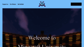 What Minecraftuniversity.net website looked like in 2021 (3 years ago)