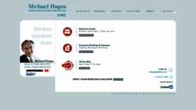 What Michaelhugos.com website looked like in 2021 (3 years ago)