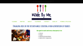 What Madebymecookingschool.com website looked like in 2021 (3 years ago)