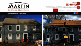 What Martinroofingandremodeling.com website looked like in 2021 (3 years ago)