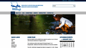 What Mwea.org website looked like in 2021 (3 years ago)