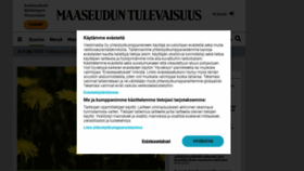 What Maaseuduntulevaisuus.fi website looked like in 2021 (3 years ago)
