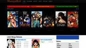 What Mangabat.best website looked like in 2021 (3 years ago)