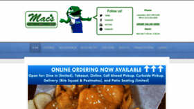What Macsfishchipsstrips.com website looked like in 2021 (5 years ago)