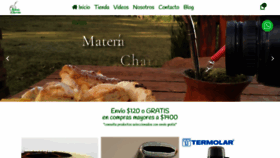 What Materiacharrua.mx website looked like in 2021 (3 years ago)