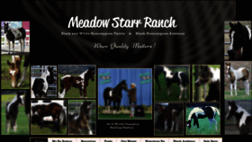 What Meadowstarr-ranch.com website looked like in 2021 (3 years ago)