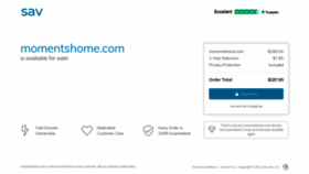 What Momentshome.com website looked like in 2021 (3 years ago)