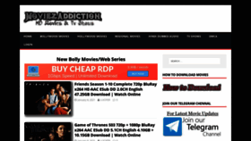 What Moviezaddiction.vip website looked like in 2021 (3 years ago)