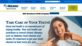 What Mclarenhealthplan.org website looked like in 2021 (3 years ago)
