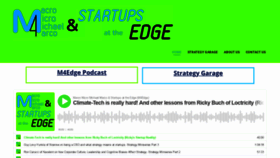 What M4edge.com website looked like in 2021 (5 years ago)