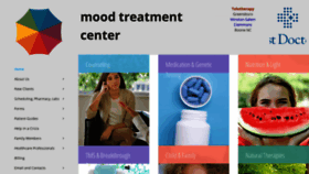 What Moodtreatmentcenter.com website looked like in 2021 (3 years ago)