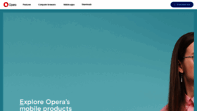 What M.opera.com website looked like in 2021 (3 years ago)