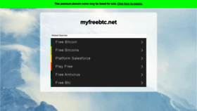 What Myfreebtc.net website looked like in 2021 (3 years ago)