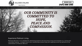 What Mysilverpalmshome.com website looked like in 2021 (3 years ago)