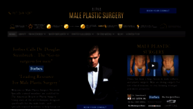 What Maleplasticsurgery.com website looked like in 2021 (3 years ago)