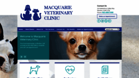 What Macquarievet.com.au website looked like in 2021 (3 years ago)