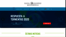 What Mesoamericaregion.org website looked like in 2021 (3 years ago)