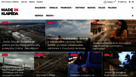 What Madeinklaipeda.lt website looked like in 2021 (3 years ago)