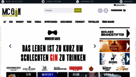 What Mcgin.de website looked like in 2021 (3 years ago)
