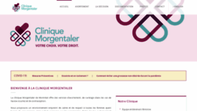What Montrealmorgentaler.ca website looked like in 2021 (3 years ago)