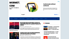 What Mobmet.com website looked like in 2021 (3 years ago)