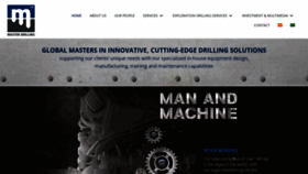 What Masterdrilling.com website looked like in 2021 (3 years ago)