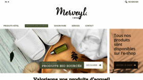 What Merveyl.com website looked like in 2021 (3 years ago)