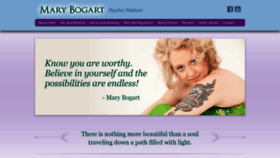 What Marybogart.com website looked like in 2021 (3 years ago)