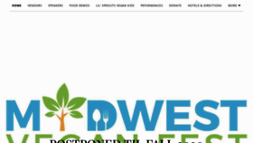 What Midwestveganfest.com website looked like in 2021 (3 years ago)
