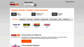 What Markety.okazje.info.pl website looked like in 2021 (3 years ago)