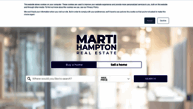 What Martihampton.com website looked like in 2021 (3 years ago)