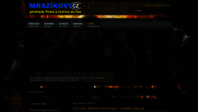 What Mrazikovycestiny.cz website looked like in 2021 (3 years ago)