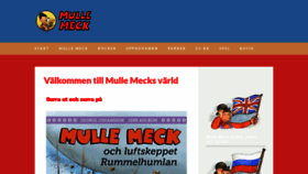 What Mullemeck.se website looked like in 2021 (3 years ago)