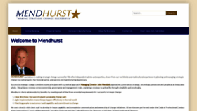What Mendhurst.com website looked like in 2021 (3 years ago)