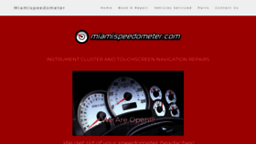 What Miamispeedometer.com website looked like in 2021 (3 years ago)