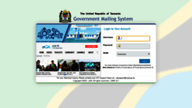 What Mail.maji.go.tz website looked like in 2021 (3 years ago)